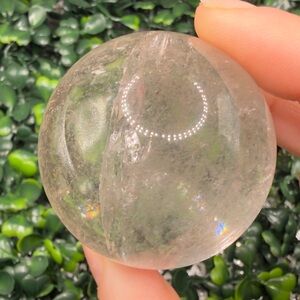 Incredible Rainbow filled Clear Quartz Sphere